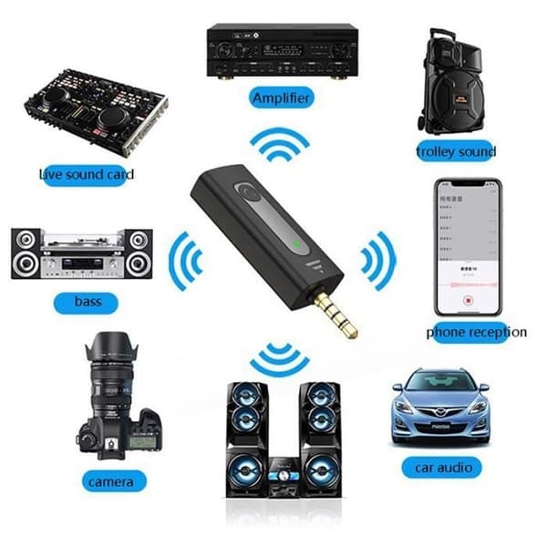 Micros - Mini professionel trådløs lavalier mikrofon, 3,5 mm, til kamera, bærbar computer, MacPle