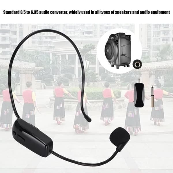 UHF Trådløst Headset til Mødeundervisning og Guideture - CHE