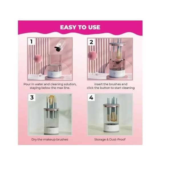 Makeup Brush Cleaner, Ultimate Elektrisk Makeup Brush Cleaner, Makeup Brush Cleaner, Makeup Brushes