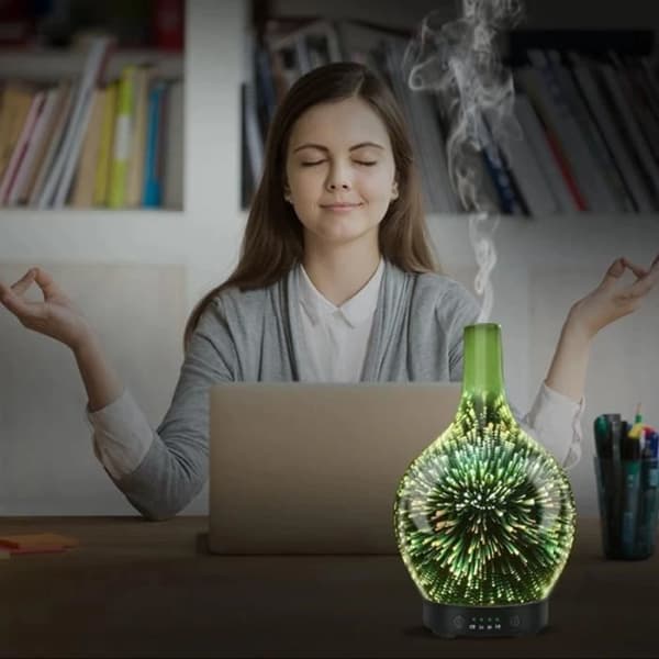 (Multi)3D Essential Oil Diffuser Ultralyd Luftfugter Elektrisk Aromaterapi Diffuser multi