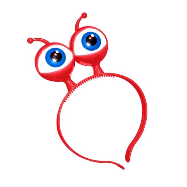 Alien lysende pandebånd, horror pandebånd, koncerttilbehør, lysende legetøj til børn, rød