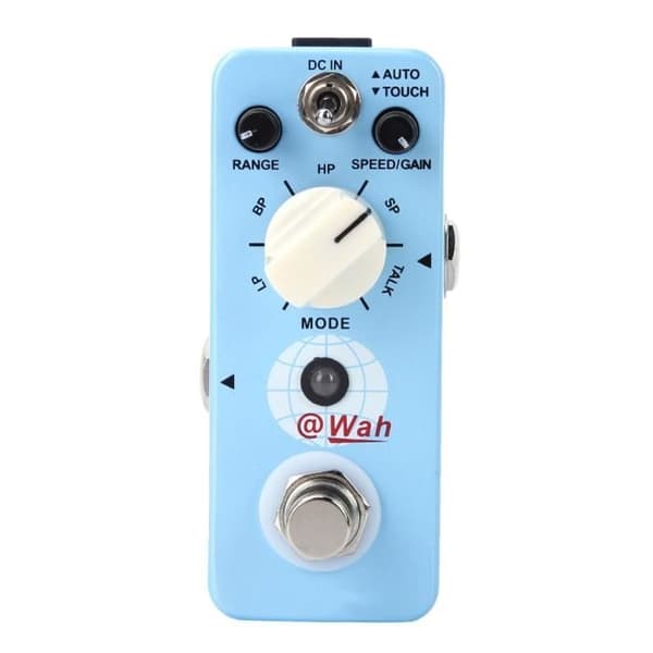 MINIFINKER Mini Wah Wah Pedal - 5 Lydmoduser - Metallhus - LED-bryter