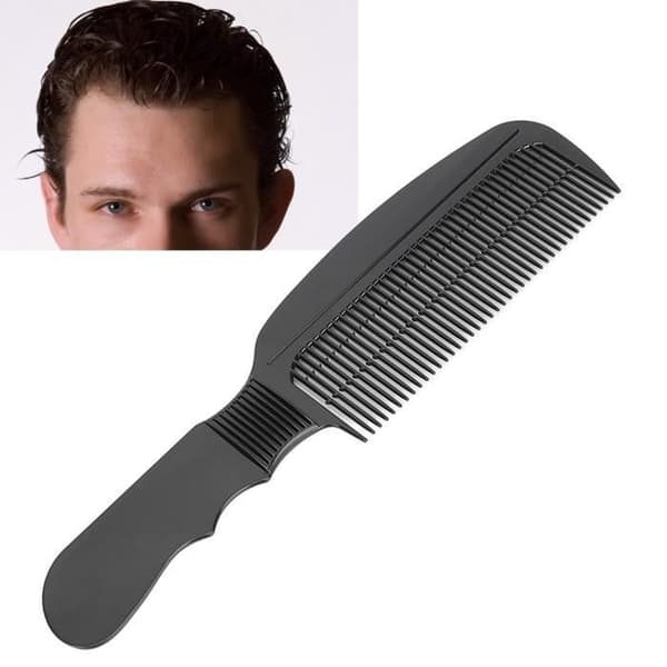 (den) Barberarkammen, herrkam med halkfri textur