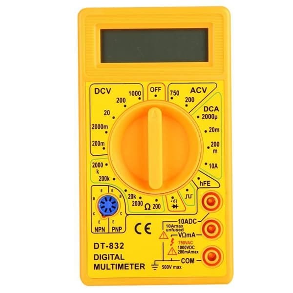 VGEBY DT-832 Kannettava Yleismittari AC/DC Testeri