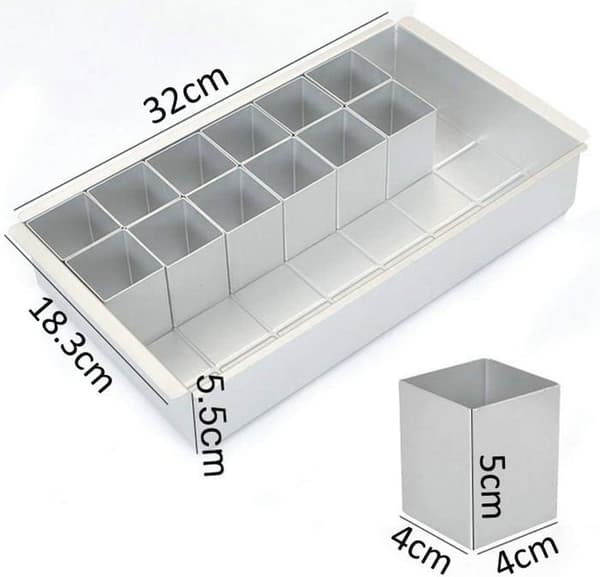 Bageform i aluminium, nummerformet bageform, fantastisk til fødselsdage, bryllupper osv.