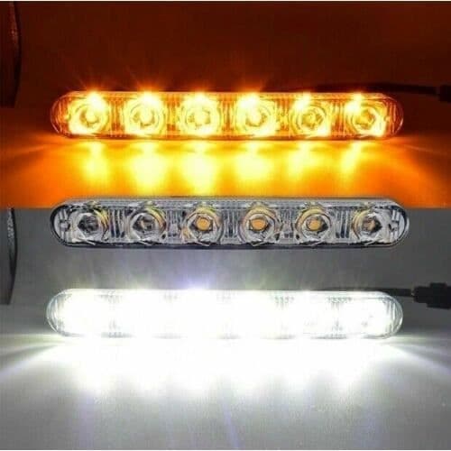 Hvide kørelys 9 LED 12V 36W IP68 Universal til bil lastbil traktor