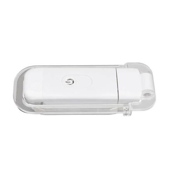 Bokformet bordlampe med USB-lading - Hvit 1
