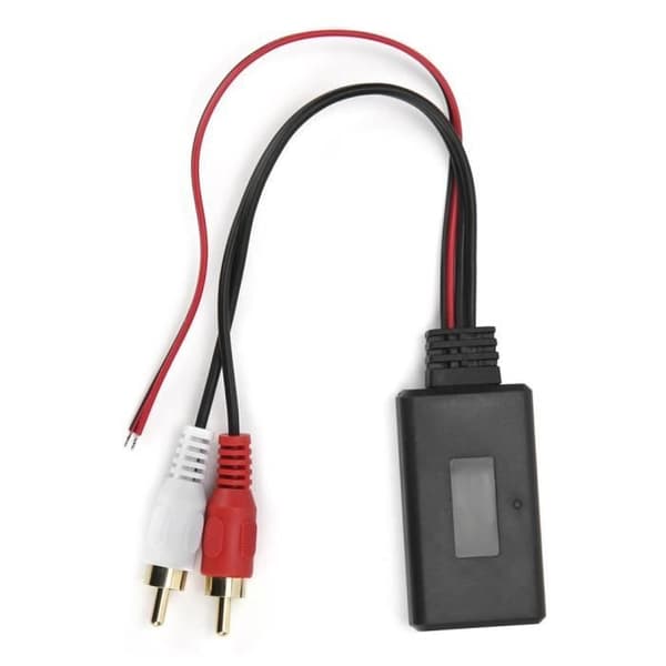 Qiilu Bil Bluetooth-moduladapter RCA Radio Bluetooth 5.0 Trådløst Lydmusikkabel til bil