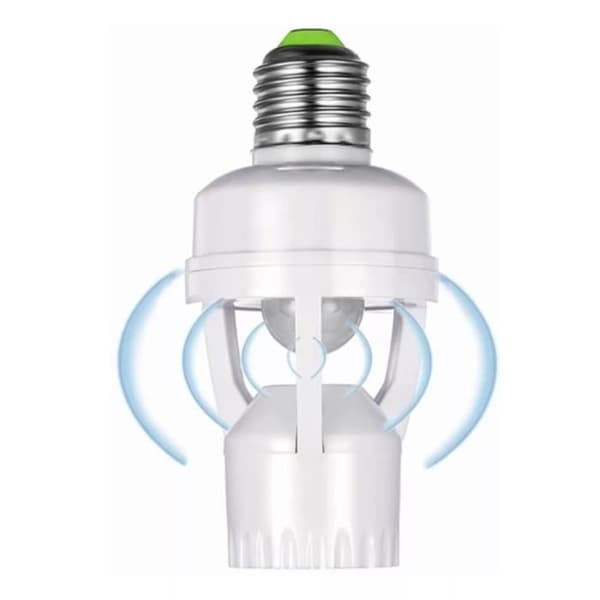 DILWE Sensor Lampa Strömbrytare - E27 - Rörelsedetektering - Inomhusbruk - 30 000 Timmar