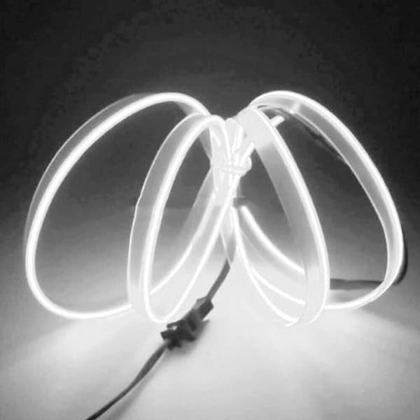 (Hvit) LED Lysstripe - 2M - Hvit - Innendørs - Fleksibel White