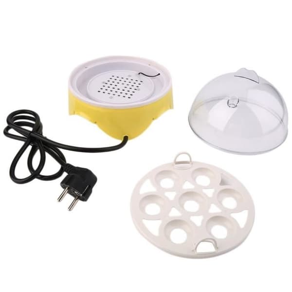 7-Egg Inkubator, Digital Klekkeinkubator, Mini Kylling- og Andeegg Inkubator, Eggklekker