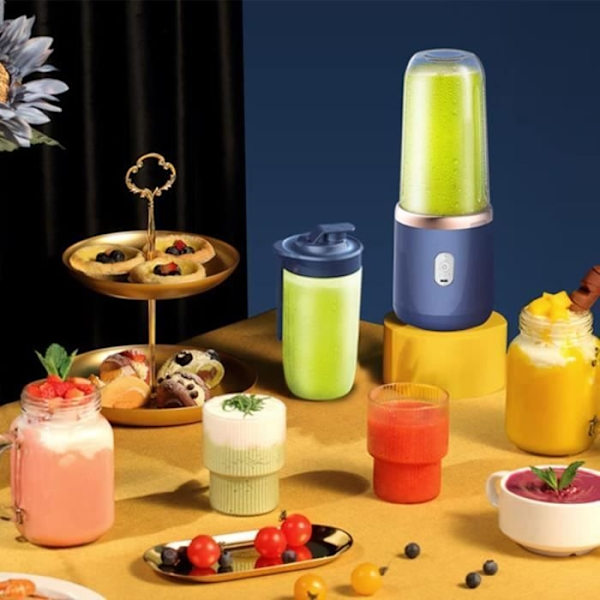Multifunksjonell blender - APERIL - Bærbar - 400ml - USB-oppladbar