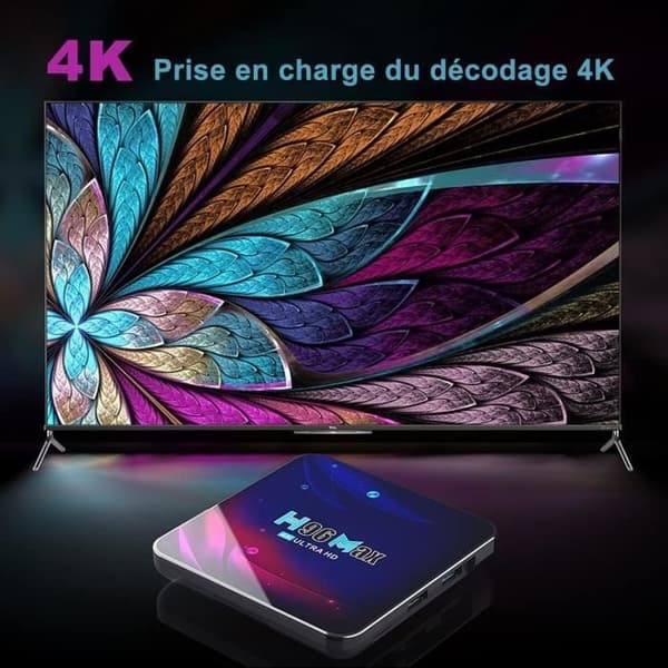 4K Android 11.0 H96 Mini TV-boks - AUDBURN - 2GB-16GB - WiFi 2.4G/5G - Bluetooth