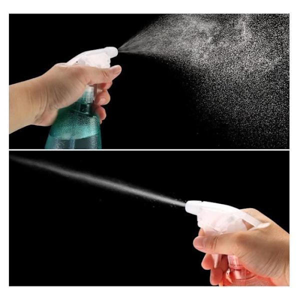 3 stycken tomma 500ML sprayflaskor, sprayflaskor i plast, tom sprayflaska, tom pumpflaska för hushållsbruk