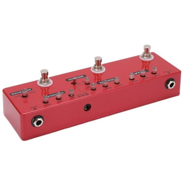 SONEW DC-5 Multi-Effekt Guitar Pedal - Delay, Chorus, Distortion, Overspeed, Booster, Buffer