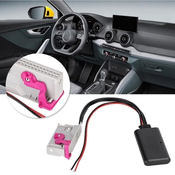 YOSOO 32-pin kabeladapter til Audi A3 A4 A6 A8 TT R8 RNS-E bil Bluetooth Aux-sæt