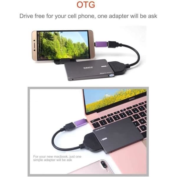 USB 3.0 vs SATA-konverter, USB vs SATA III-adapter, USB 3.0 vs SATA III-kabel for 2,5\" SSD/HDD