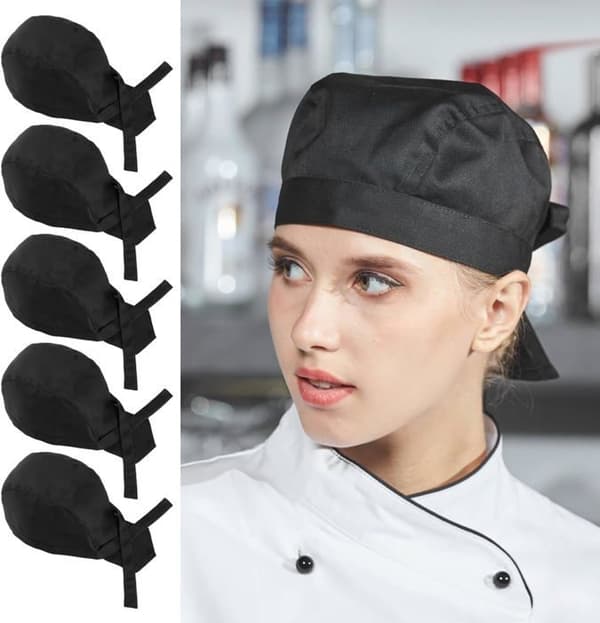 (Svart) Köksfläktar - Ej specificerat - 5-pack - Justerbar - Polyester - Svart Black
