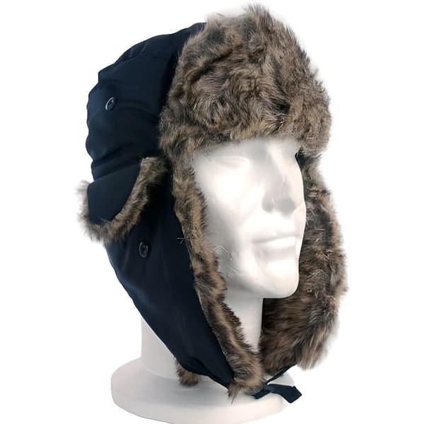 (Sort) Chapka hat - Herre/Dame - Sort - Efterår/Vinter Black