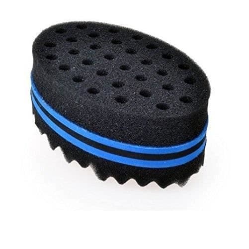 Panlom® Dobbeltsidet Twist Afro Børstesvamp til Kruset Hår, Krøller og Dreadlocks