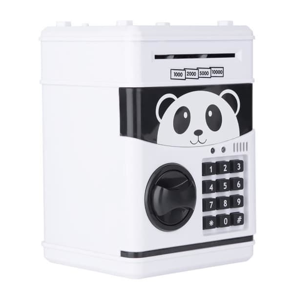 Panda sparegris safe med teller