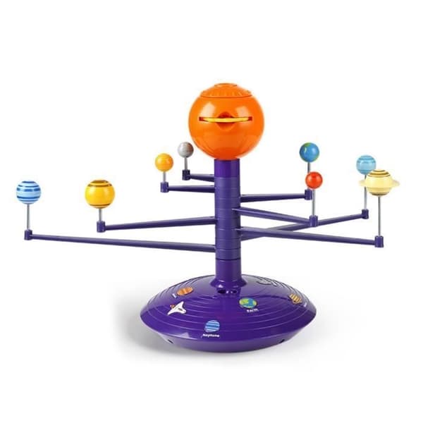 Sol System 8 Planeter Programmerbar Projektor DIY Modellsett Stemmeprojektor STEAM Utdanningsgave