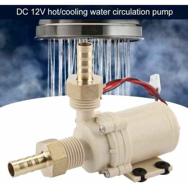 12V Solvattenpump - Varm- och kallvattencirkulation