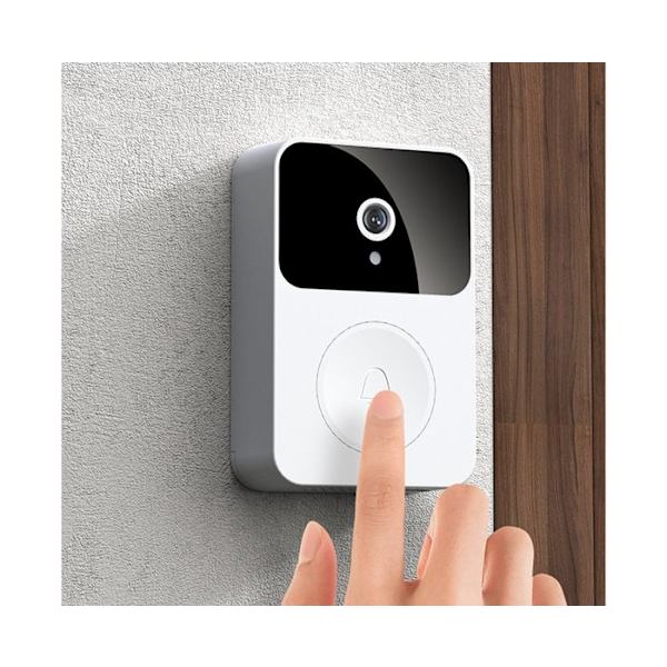 Trådlös Dörrklocka Video Dörrklocka Smart WiFi Intercom Ring Säkerhetskamera för Telefon
