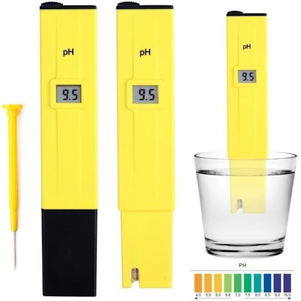 SAVFY® Digital pH-tester Hydroponisk Testerpenn