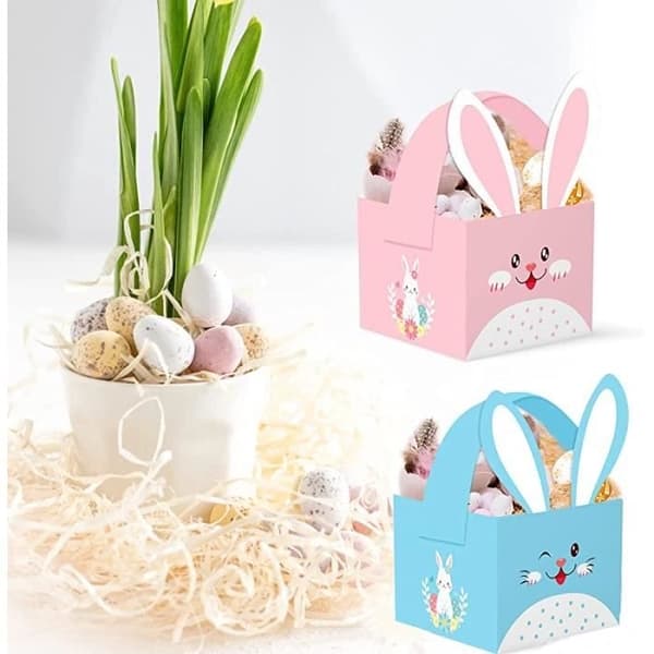 (Flerfärgad) Presentaskar - ZGEER - 12 st - Påsk - Flerfärgad - Papper Multicolor