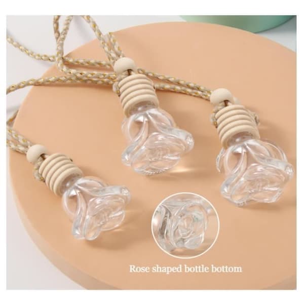 10 stk. 8 ml bilhengende diffuser, hengende eterisk oljediffuser, påfyllbar