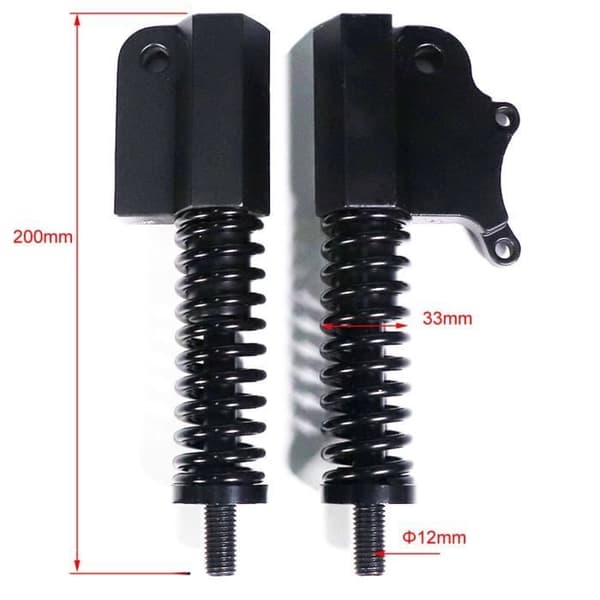 Hydraulisk fjærstøtdemperfjæring for Kugoo M4