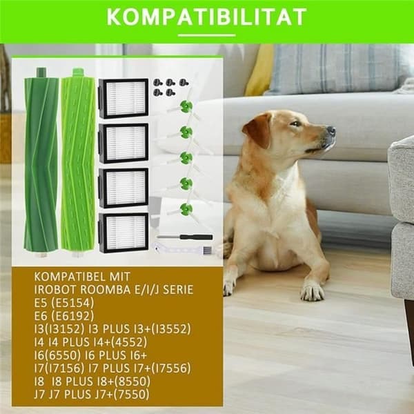 Ersättningsdel för IRobot Roomba EIJ-serien I7 I7+ I3 I3+ I4 I4+ I6 I6+ I8 I8+ J7 J7+ Tillbehörssats E5 E6 E7