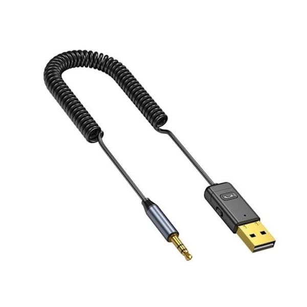 Bluetooth-modtager - UBRANDET - 3,5 mm adapter - Bluetooth 5.0 - Filterløs forbindelse - Støjreduktion