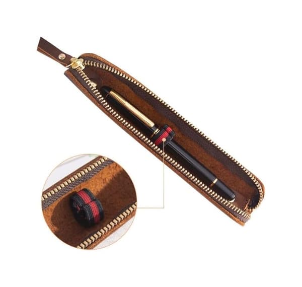 Retro PU-läderpenna