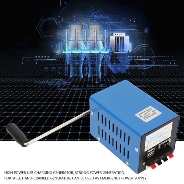 Ægte bærbar USB-oplader - LON - 20W udgangseffekt - Manuel tilstand