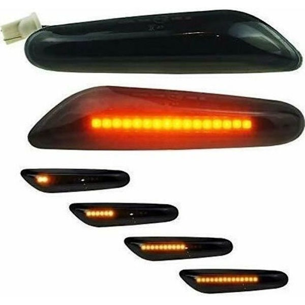 Dynaamiset LED-vilkut BMW 1-sarjaan, 3-sarjaan, 5-sarjaan, E60, E61, E90, E91, E92, E93, X1, E84