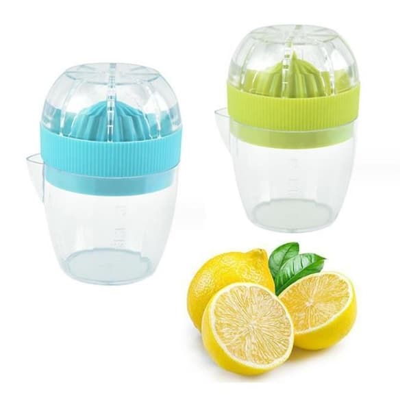 (grön, blå) Manuell citruspress - Ej specificerad - 2 stycken - Plast - Grön, blå - 10,5*7cm green, blue