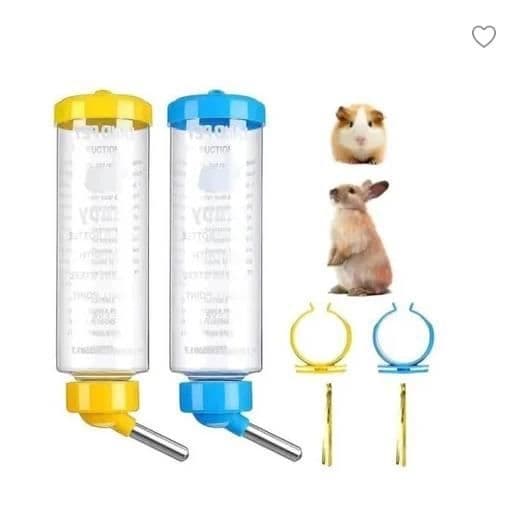 Kaninvattenflaskor, Marsvinsvattenflaskor, Dvärkaninvattenflaskor för burar, Gnagarevattenflaskor, Kaninvattendispenser, 250 ml