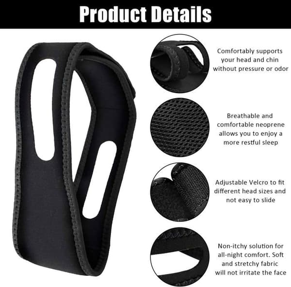 1 Pakke Anti-Snorke Hakestropp