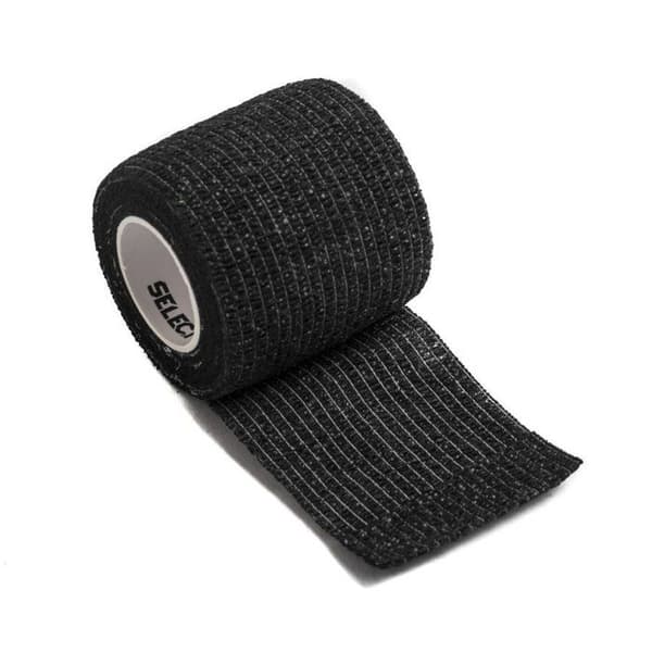 (musta) Erä 4 sukkanauhaa Select black