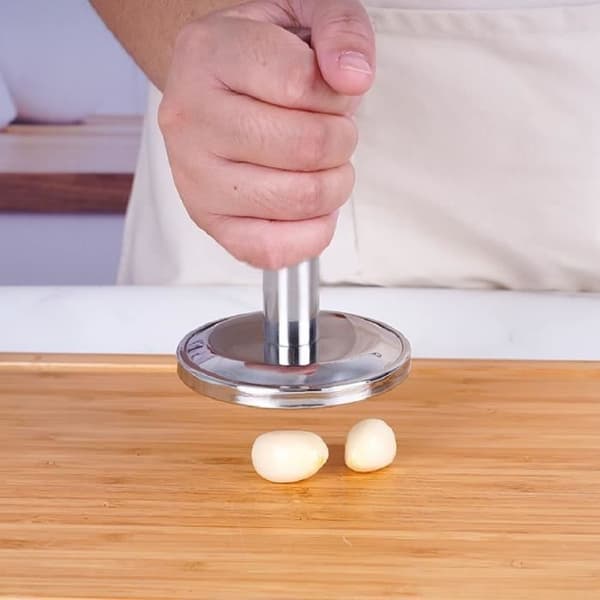 Kødkølle - SURENHAP - Multifunktionel fladtrykker - 304 rustfrit stål - Ergonomisk - 1 stk