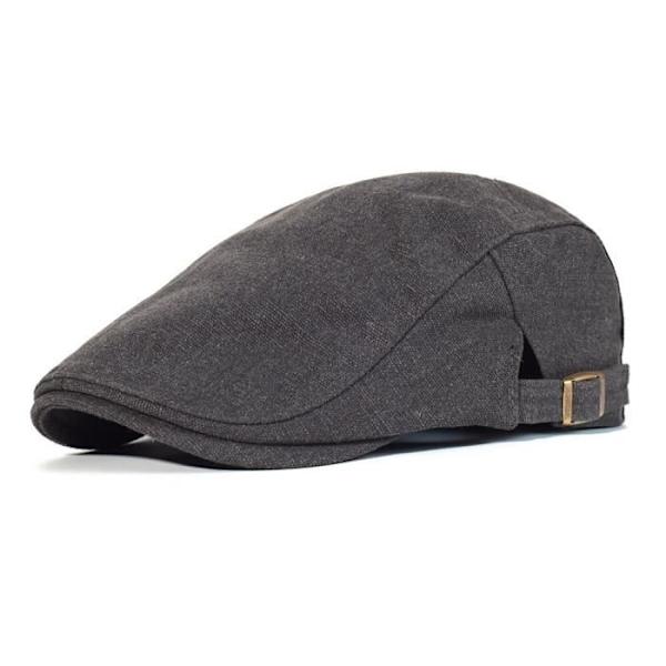 (Sort) Hat - DRFT - Bomulds Beret - One Size - Sort - Afslappet Stil Black