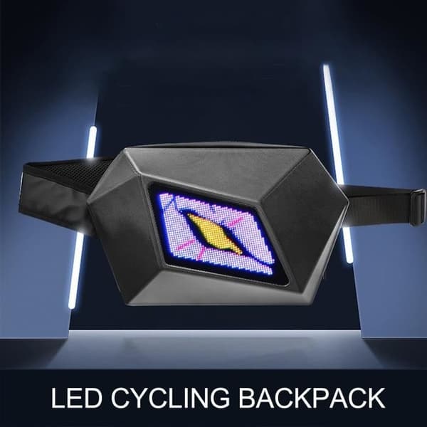LED Ryggsekk - DILWE - Tilpassbar Affeksjon - Vanntett - Justerbar Stropp - 5V USB