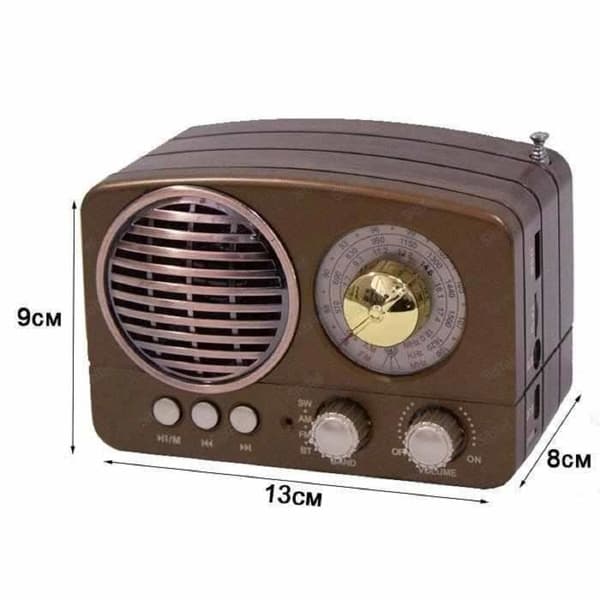 Vintage Bluetooth -radiokaiutin
