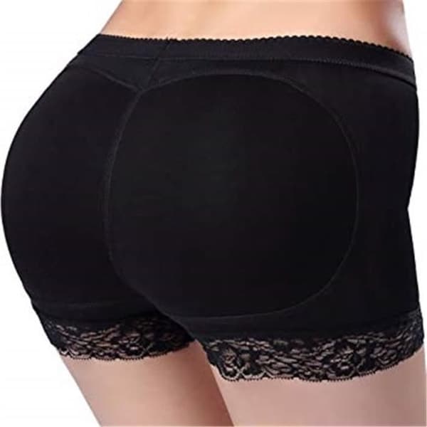 (S-Sort) Kvinders sorte blonde push-up trusser - Balde løft - Størrelser S til 3XL Black s