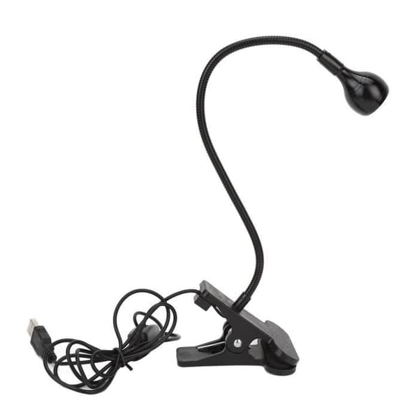 (Sort) Mini UV Lampe - MXZZAND - 360° Justerbar - Negletørrer - Multifunktionel - Sort Black