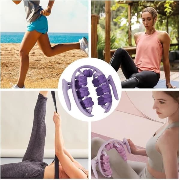 Massage roller - Uspecificeret - 360° - Ergonomisk - Anti-cellulite - Til ben og lår