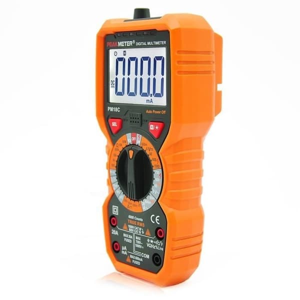 PEAKMETER PM18C Högprecisions Digital Fickmultimeter AC-DC Spänning Ström Temperatur