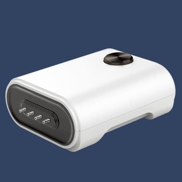 Liten syrepump, akvariumluftpump med dubbla utlopp, tyst